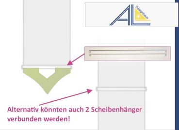 Zwischenleiste für Paneelwagen